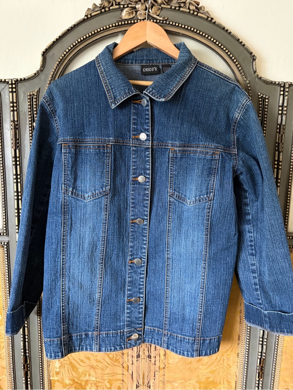 Chico's Classic Blue Denim Jacket